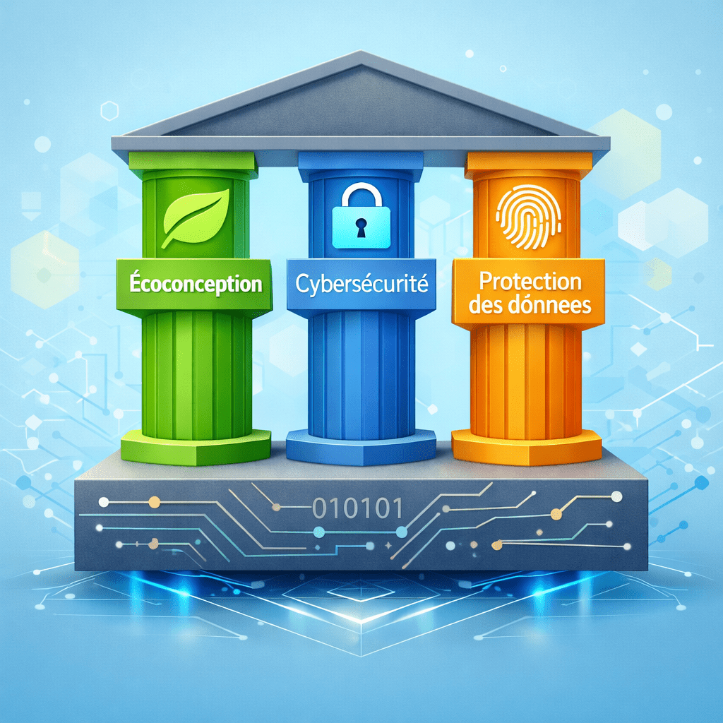 Écoconception, cybersécurité, protection des données : arrêtons de jouer à pile ou face