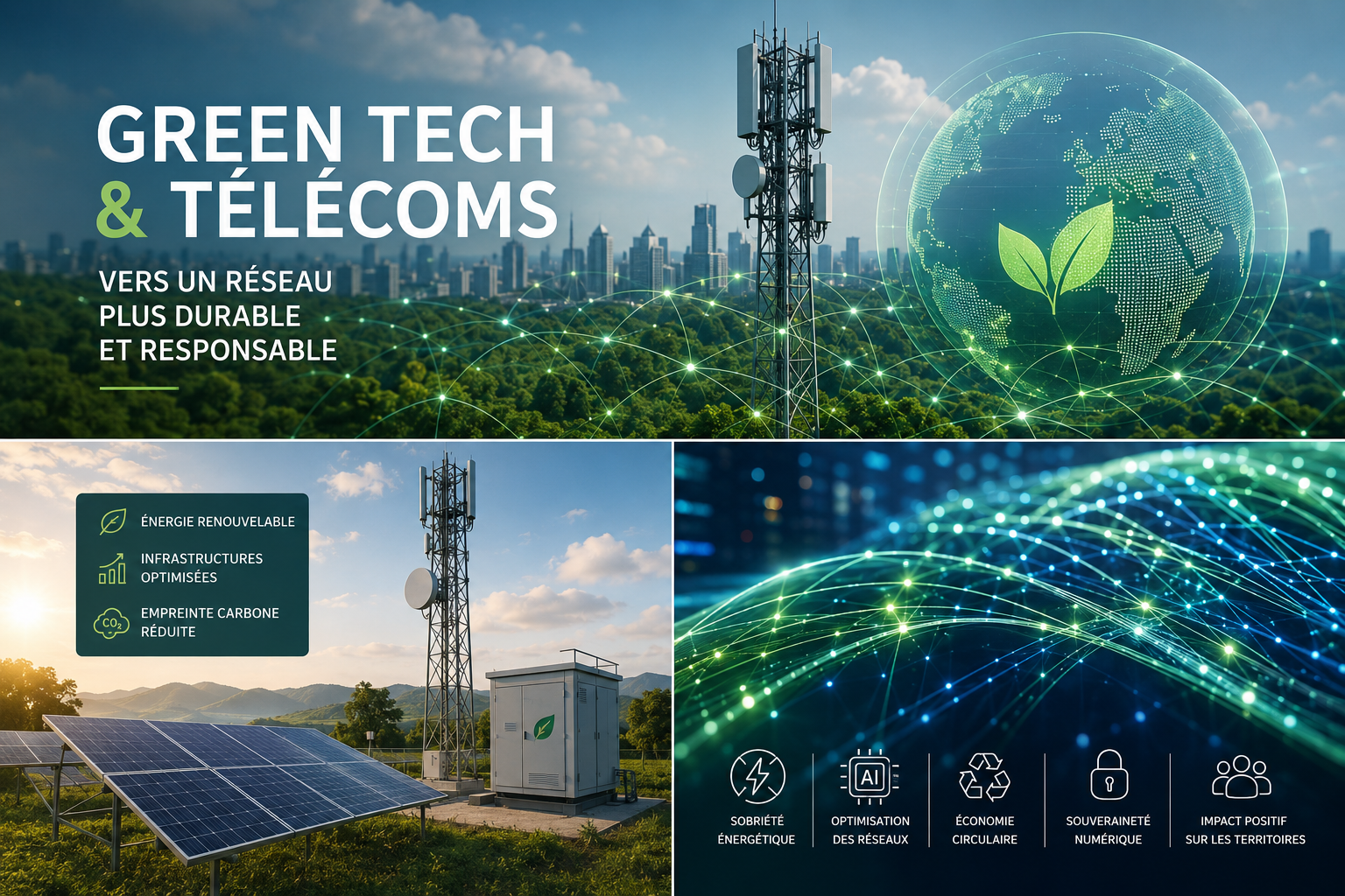 Green tech & télécoms : vers un réseau plus durable et responsable